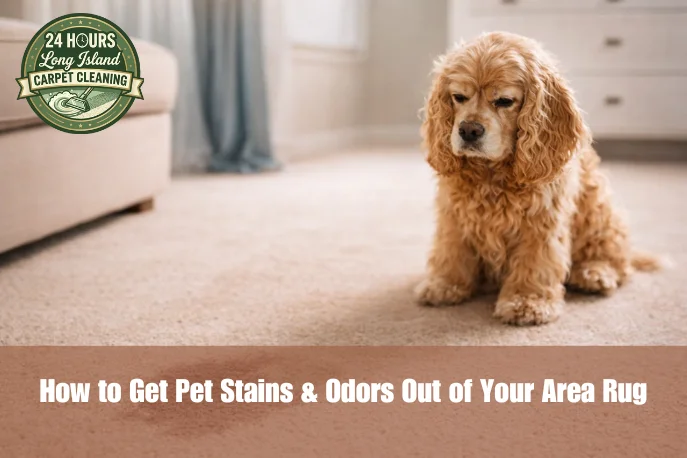 How to Get Pet Stains Odors Out of Your Area Rug